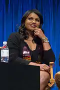 Mindy Kaling, actrice, scénariste et productrice d'origine indienne.