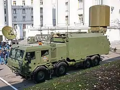 partie radar déployée,