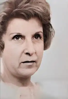 Mireille en 1964Cette illustration a été retouchée par une IA.