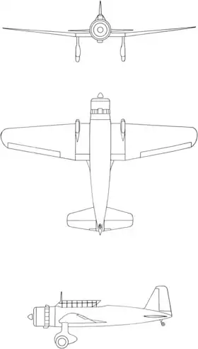 vue en plan de l’avion