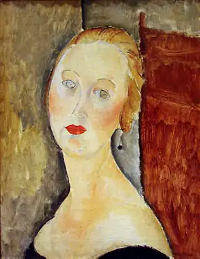 La Femme blonde, Amedeo Modigliani, 1918.