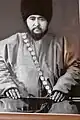 Portrait de Mohammed Rahim Khan II exposé dans le musée de la médersa.