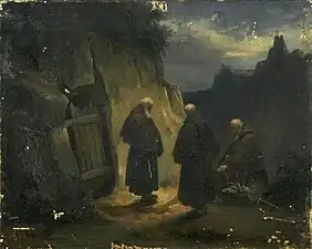 Moines en quête (1881)