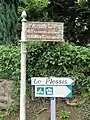 plaque de cocher, Le Plessis.