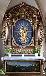 Autel de la Vierge ou de la Croix (XVIIIe siècle).