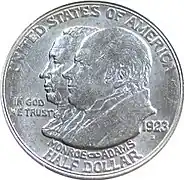 Monroe Doctrine Centennial half dollar (en) (1923)