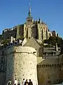 Le mont Saint-Michel (édifié dès le Xe siècle).