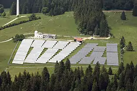 Centrale solaire sur le mont Soleil