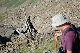 Ruines de la cabane Marguerite.