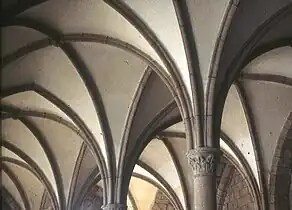 Voûtes de la salle des Hôtes.