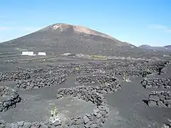 La Montaña Diama domine le centre de la Geria