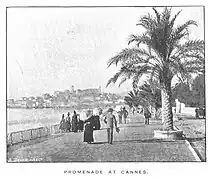 La Croisette en 1891.