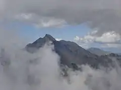 Vue du Monte Cinto depuis la Paglia Orba.
