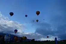 Montgolfière dans les airs 2023