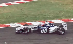 Avec la FW25 à moteur BMW, Juan Pablo Montoya et Williams passeront proches des titres mondiaux 2003