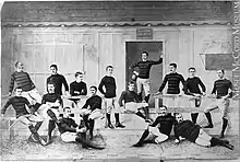 les 15 joueurs du club en 1884