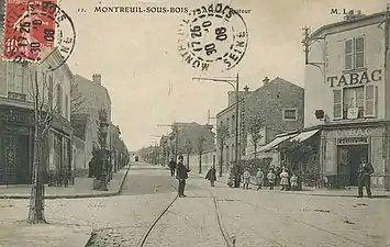 Croisement rue Victor-Hugo et rue du 18-août.