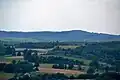 Vue sur le massif depuis la tour de Masseret (Corrèze).