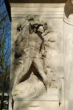 « L'héroïsme militaire belge anéantit l'(Arabe) esclavagiste ».