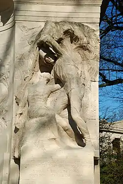 « Le soldat belge se dévoue pour son chef blessé à mort ».