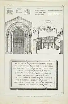 Monuments sépulcraux des comtes souverains de Toulouse.