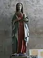 Église Saint-Mélaine de Morlaix : statue de sainte Madeleine (XVIe siècle)