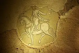 « Cavalier au faucon ».