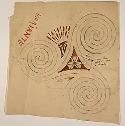 Motif de broderie (2019.0012.9), Malivel Jeanne, Vers 1925, musée de Bretagne.