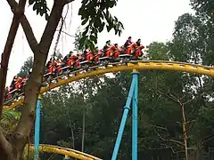 Motorbike Launch Coaster à Chimelong Paradise