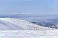 Vue depuis le mont Zao en hiver