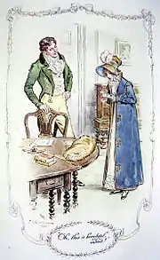 Ravie et émue, Fanny contemple le cadeau d'Edmund