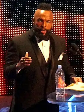 Mister T., ici en 2014, l'interprète de Clubber Lang.