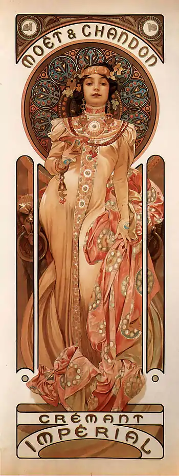 Mucha-Moët & Chandon Crémant Impérial-1899