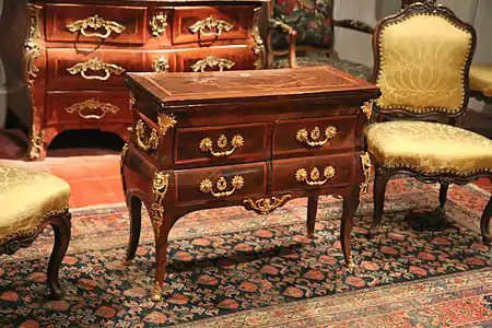 Secrétaire table de changeur.