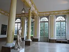 Entrée principale du musée, dite péristyle XVIIIe siècle du musée, vue actuelle.
