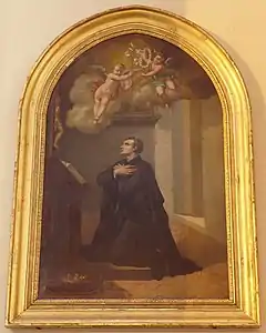 Nîmes, église Ste Perpétue, St Louis de Gonzague en prières