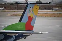 Livrée d'Island Air sur l'empennage