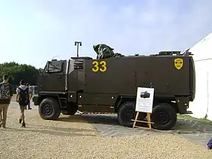 Mowag Véhicule de détection pour la défense ABC (vhc détection déf ABC) de l'Armée suisse (2014).