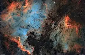 Autre image de NGC 7000 réalisée par un astronome amateur.