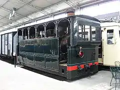 Locomotive pour tramway bicabine type 7 (404/1888), préservée à l'ASVI à Thuin