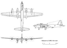 vue en plan de l’avion