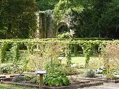 Salle capitulaire, vue vers le nord.