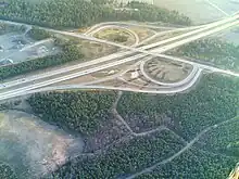 Échangeur de la seututie 130 et de la Valtatie 3