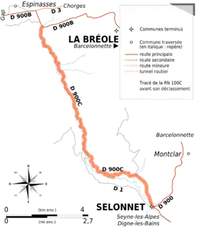 Carte de la route.