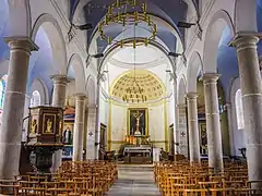 Intérieur de l'église.
