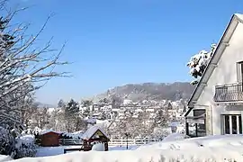 La haute vallée de Chevreuse en hiver.