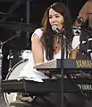 Nerina Pallot, chanteur et compositeur, disque de platine, nommé aux Brit Awards.