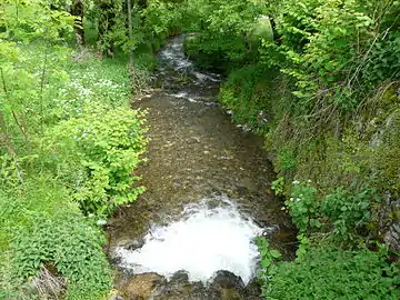La Neste d'Oueil à l'ouest du village de Cirès.