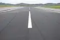 Piste de l'aéroport de Colonsay.
