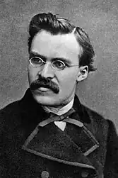 Nietzsche en 1869 à l'âge de 24 ans.